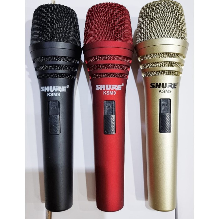 Jual Mic Shure Ksm Gold Mic Kabel Shopee Indonesia