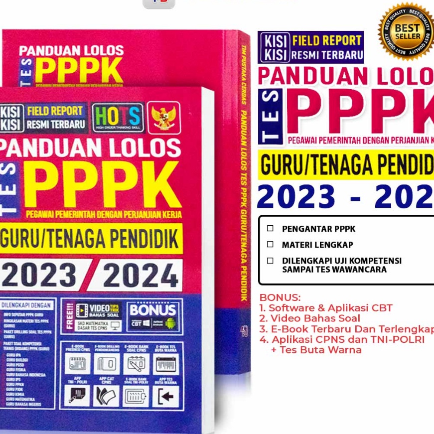 Jual [Y09ご) Buku PPPK 2023 2024 / Panduan Lolos Tes PPPK Untuk Guru ...