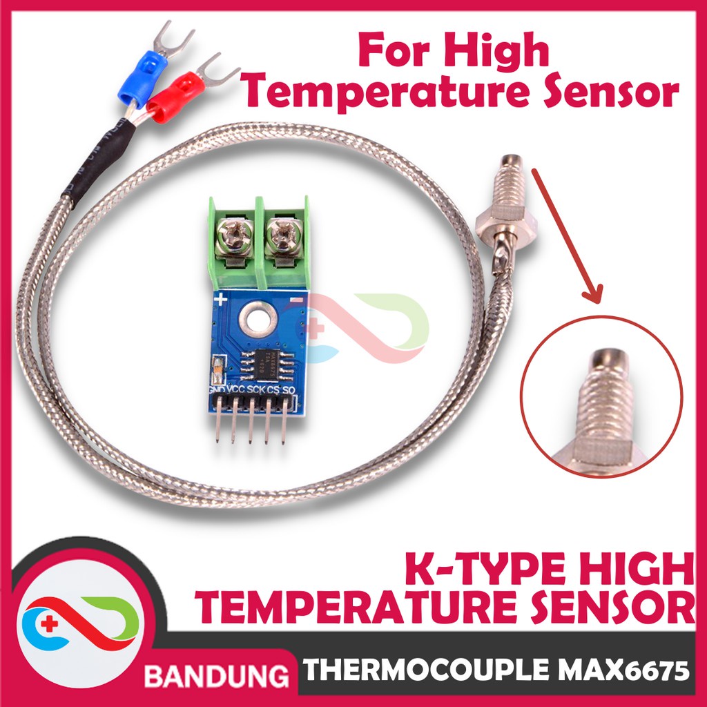 Jual K TYPE-K THERMOCOUPLE MAX6675 MODULE HIGH TEMPERATURE SENSOR FOR ...