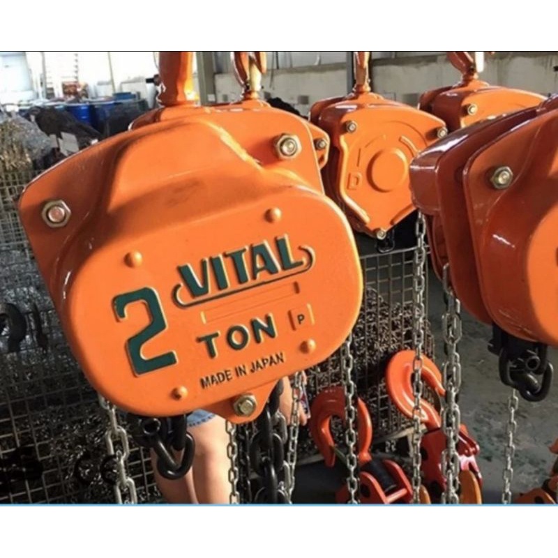 Jual TERBARU! Chain block vital 2 ton x 10 meter VP520 Japan TAKEL 2T