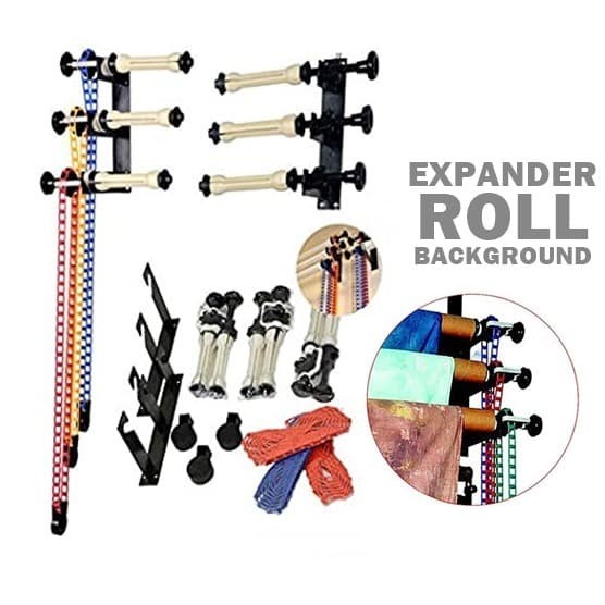 Jual EXPANDER ROLL BACKGROUND - 3 ROLL DAN 4 ROLL | Shopee Indonesia