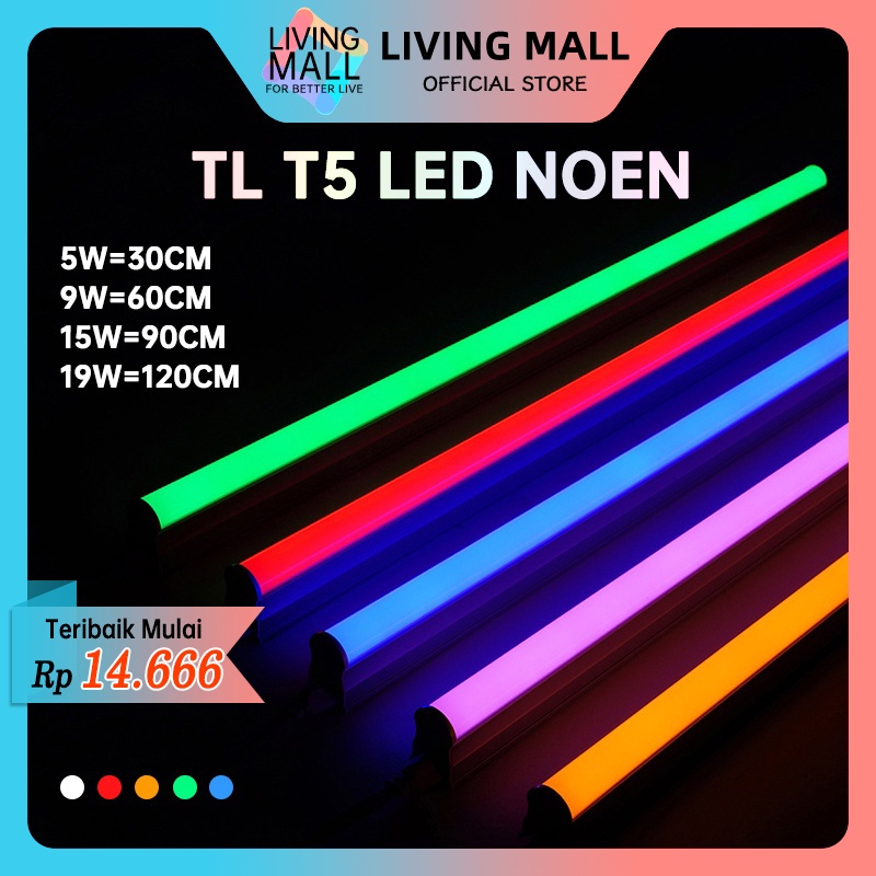 Jual Lampu T5 Led Neon Tl 5w 19w Tube Warna Warni Lampu Tl Neon T5