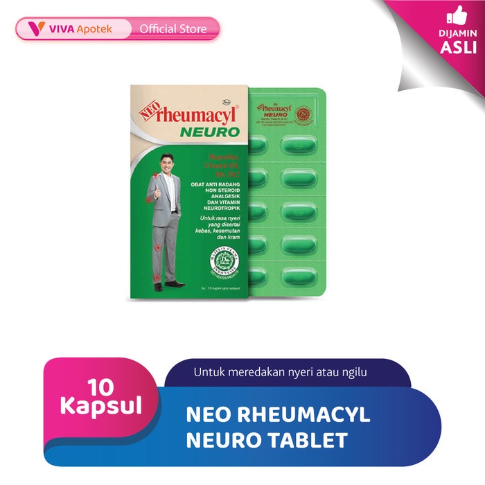 Jual Neo Rheumacyl Neuro Meredakan Nyeri Otot & Sendi (10 Tablet ...