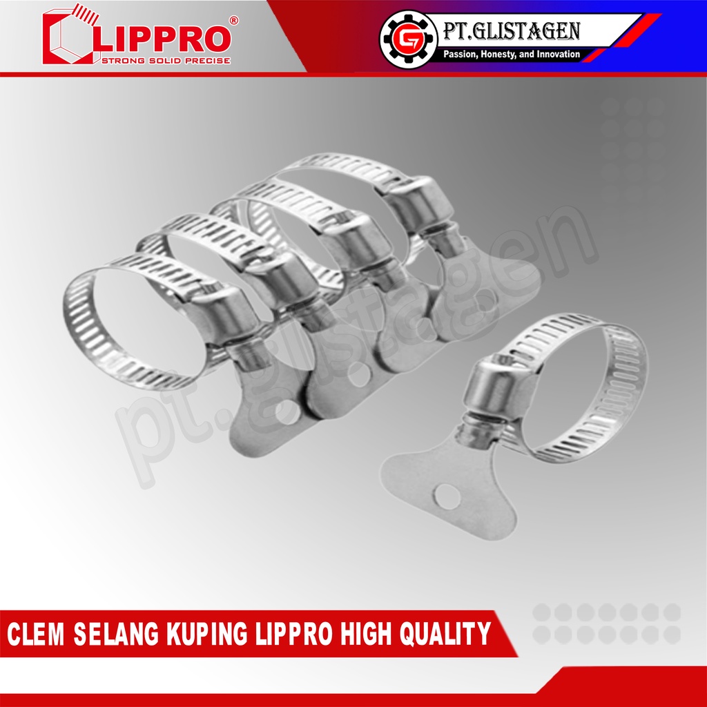 Jual Lippro Klem Selang Kuping Hose Clamp Stainless Handle Semua Ukuran Shopee Indonesia