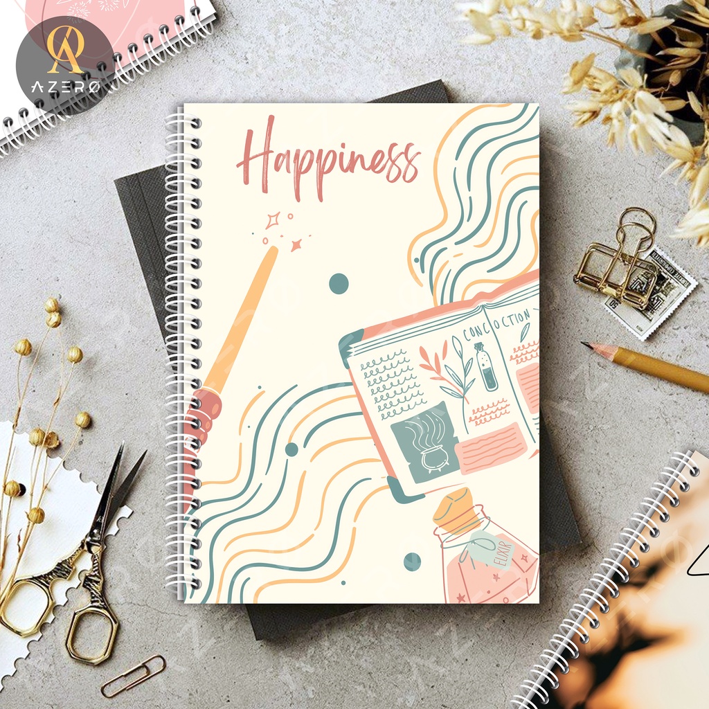 Jual Notebook Spiral A5 Buku Diary Aesthetic Buku Jurnal Buku Catatan 