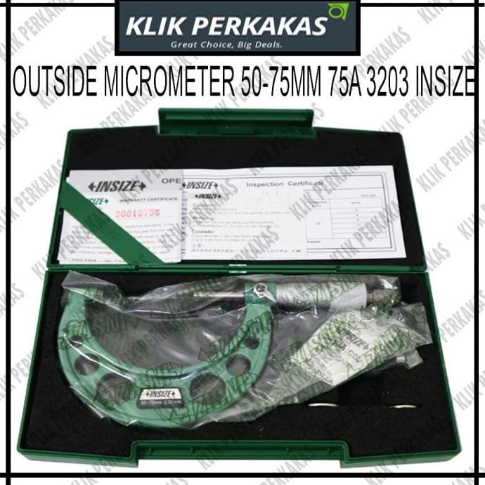 Jual Promo Outside Micrometer Mm Insize A Ukur Ketebalan