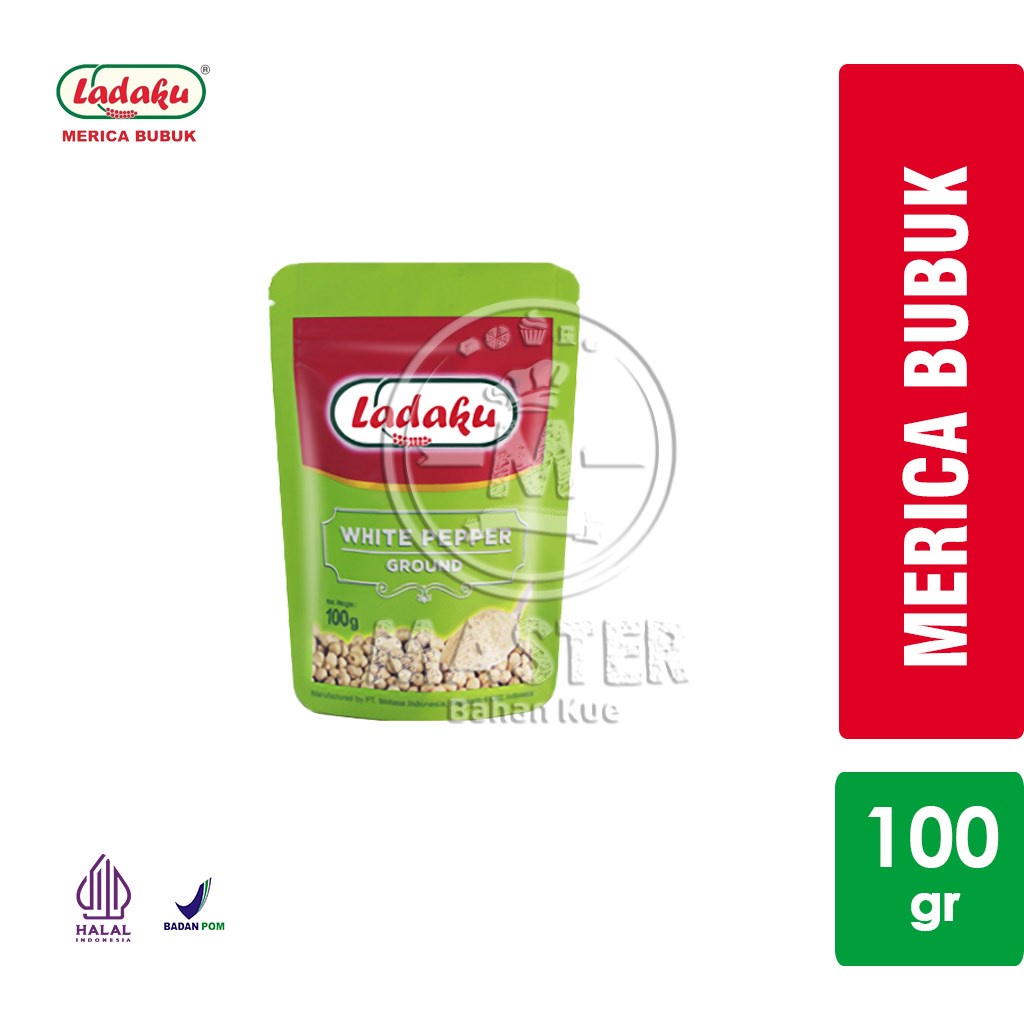 Jual Ladaku Merica Bubuk White Pepper Powder [Pouch 100 gr] | Shopee ...