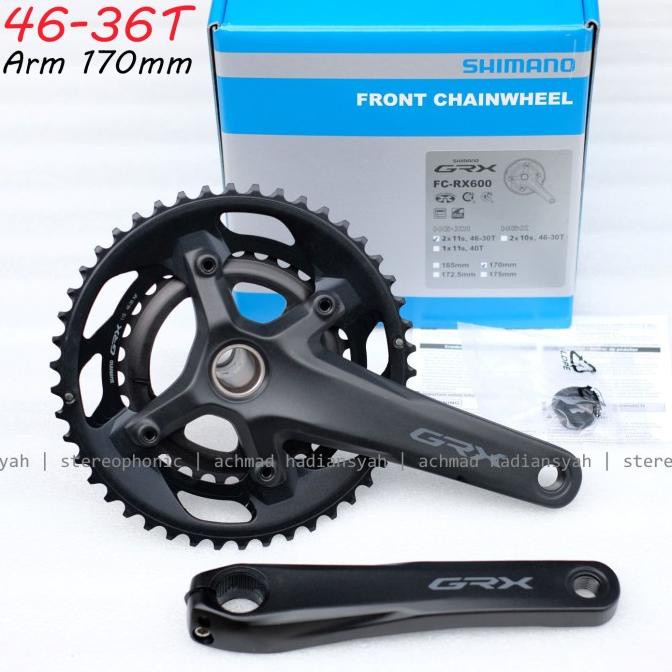 SHIMANO GRX 11-speed/dubbel FC-RX600 kettingblad 46 tanden nu kopen | Rose Bikes