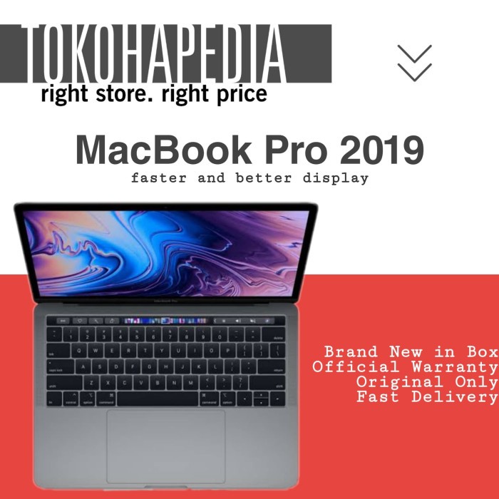 Jual APPLE MACBOOK PRO 2019 MUHP2 13