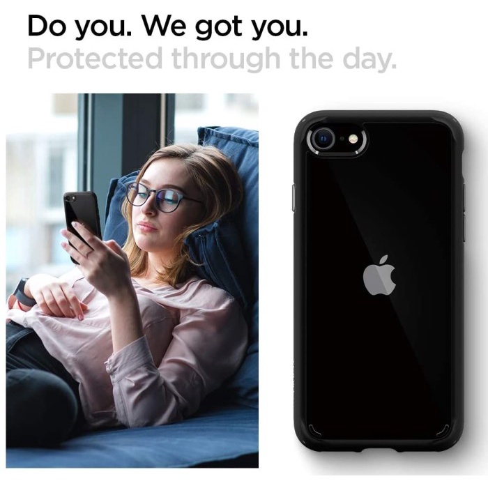 Jual Case iPhone SE 2020 / 8 / 7 Spigen Ultra Hybrid 2 Anti Crack Casing Shopee Indonesia