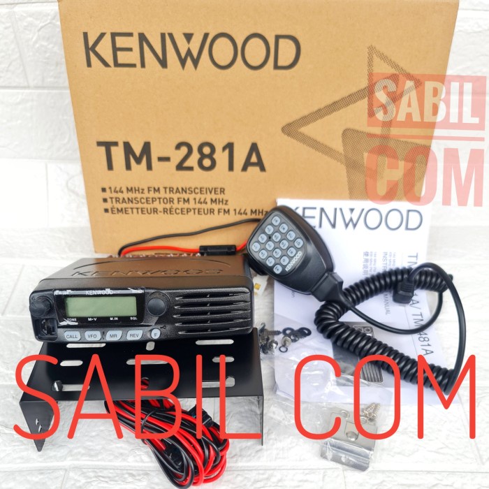 Jual Radio Rig Kenwood Tm281A Vhf Radio Rig Mobil Kenwood Tm 281 Tm