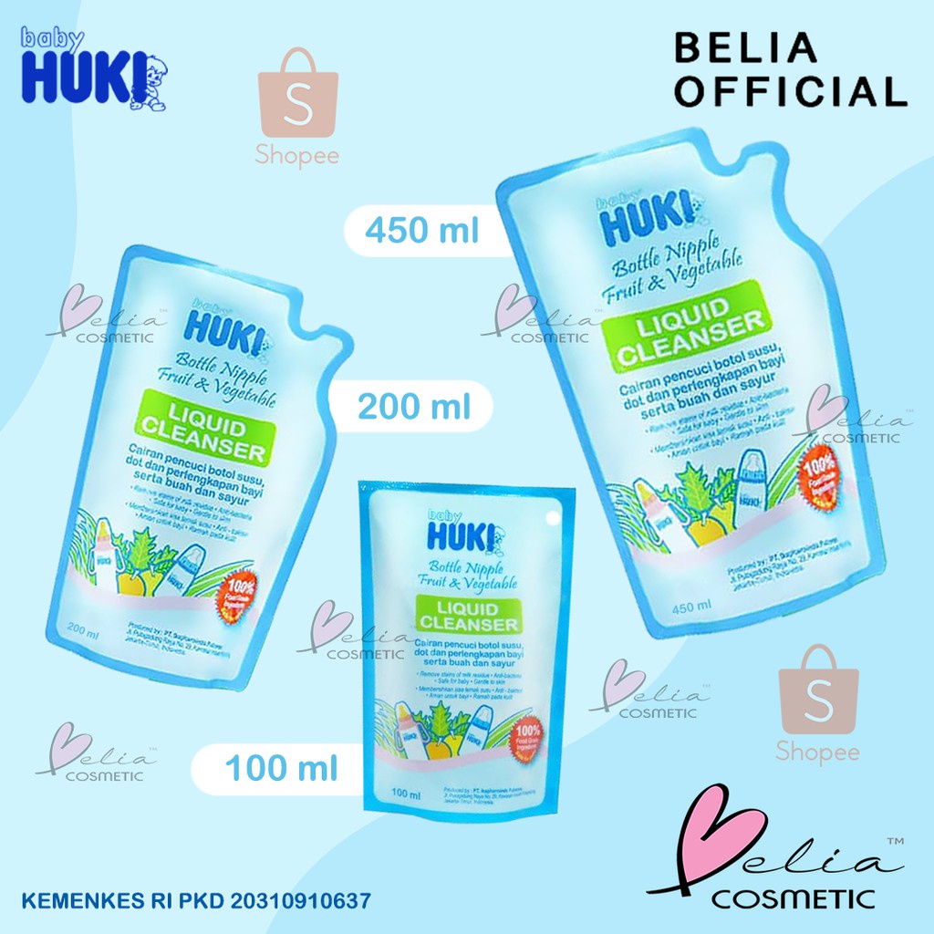 Jual Kct Belia Baby Huki Liquid Cleanser Ml Pencuci Alat Bayi Buah Dan Sayur