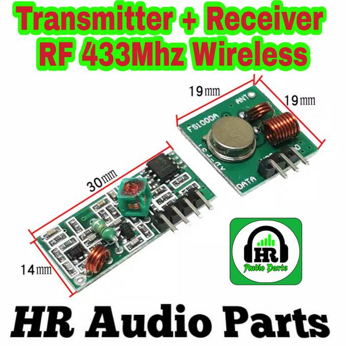 Jual Transmitter + Receiver RF 433Mhz Wireless Modul Ardunio Remot ...