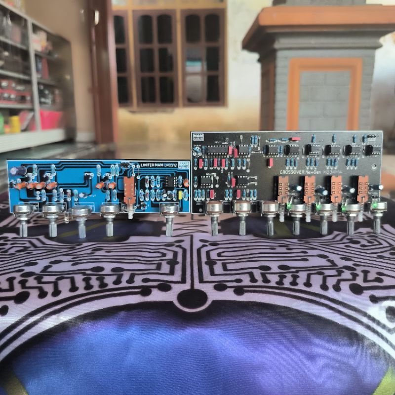 Jual Kit Crossover Aktif 4Way + Compressor Limiter (Dengan Pembatas