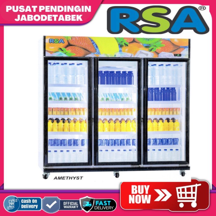 Jual Ready Rsa Amethyst 3 Pintu Garansi Resmi Bisa Gojek | Shopee Indonesia