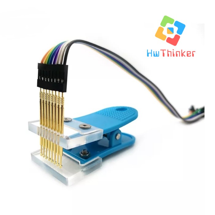 Jual Probe Clip Tool Test PCB IC Programming Burning Clamp Pogo Pin 2 ...
