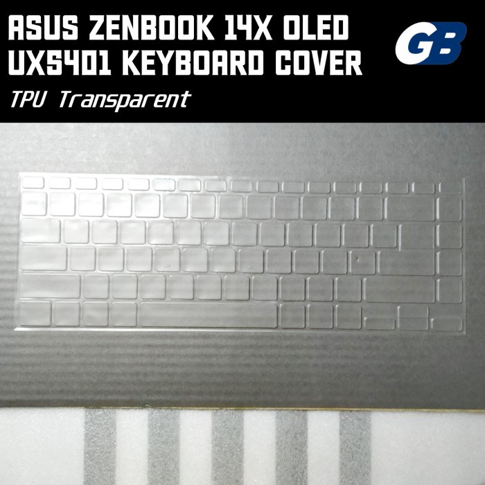 Jual Asus Zenbook X Oled Ux High Clear Tpu Keyboard Cover