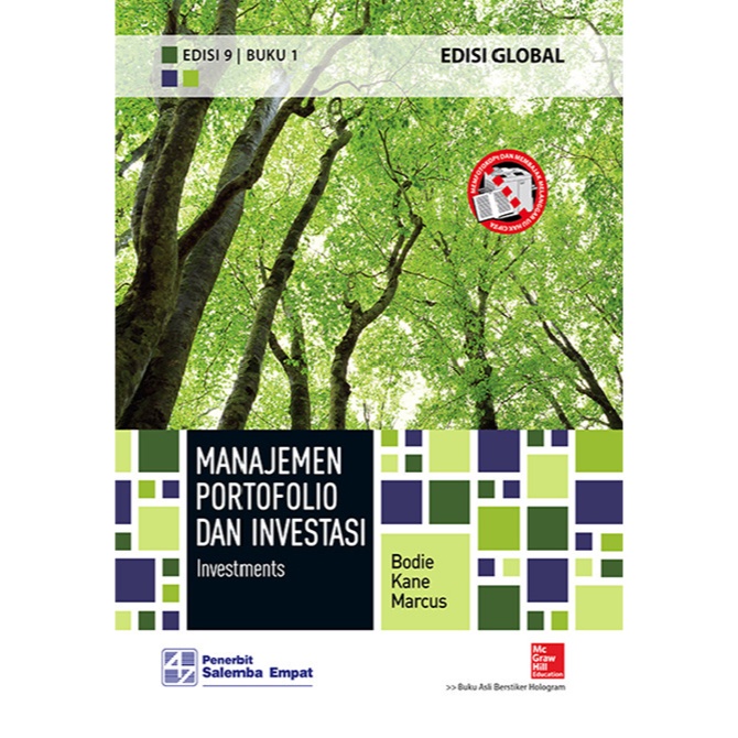 Jual Manajemen Portofolio Dan Investasi Edisi 9 Buku 1 Bodie Kane