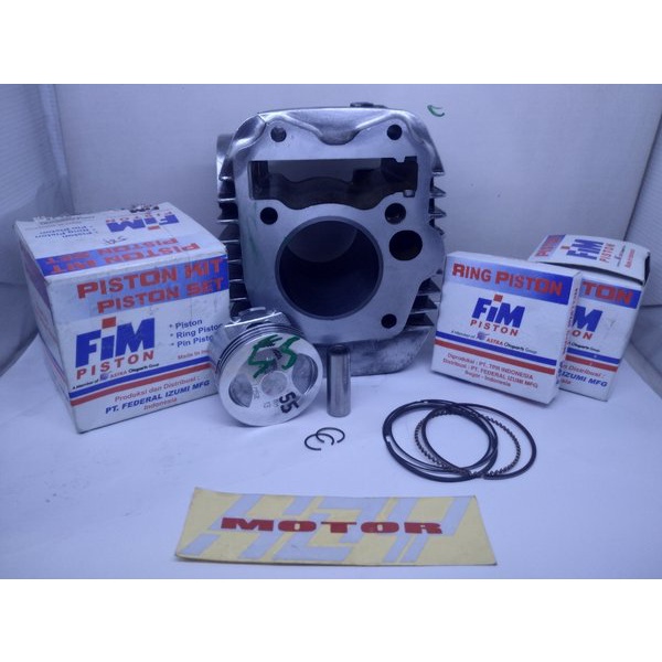 Jual Blok Block Seher Set Racing Bore Up Piston Supra X 125 Kharisma Karisma Kph 55 Pin 13