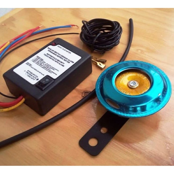 Jual Saklar Sensor Sentuh Plus Alarm Pengaman Motor Otomatis | Shopee ...