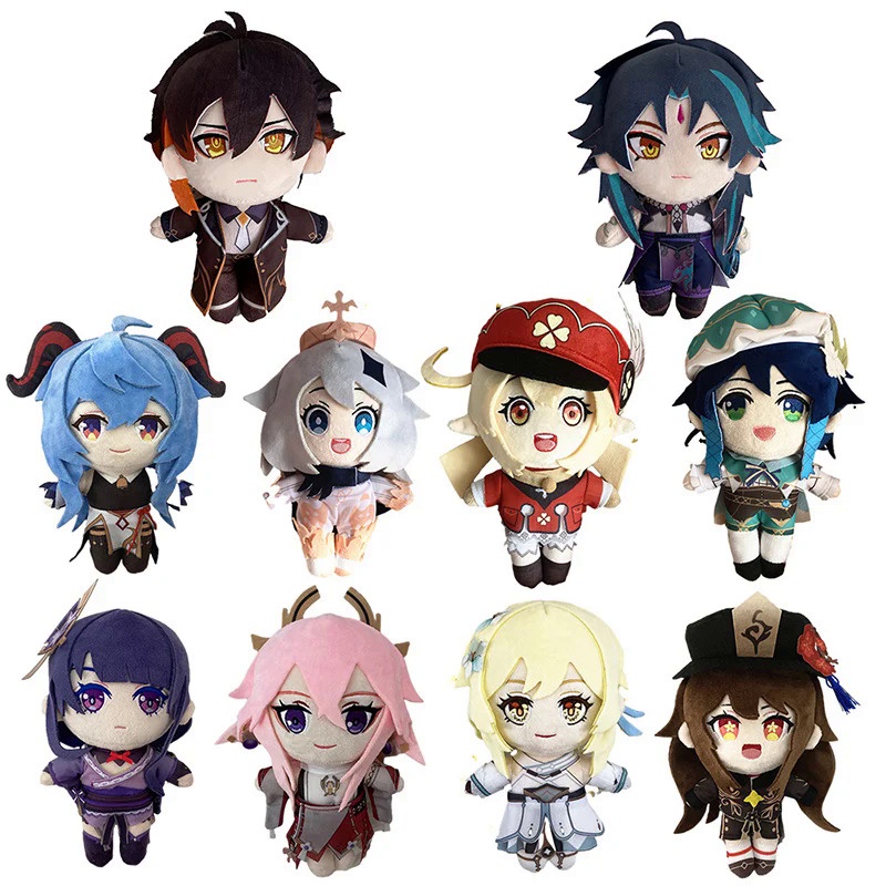 Genshin Impact Klee Plush Doll Pillow - Open & Fold Soft Stuffed Toy, Game Character Cushion
