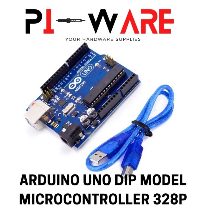 Jual Compatible Arduino Uno R3 Model Ic Dip Atmega 328P Microcontroller ...