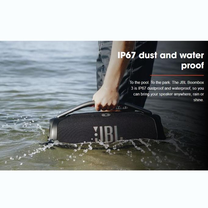 Jual JBL Boombox 3 Boom Box 3 Portable Bluetooth Speaker Massive Sound ...
