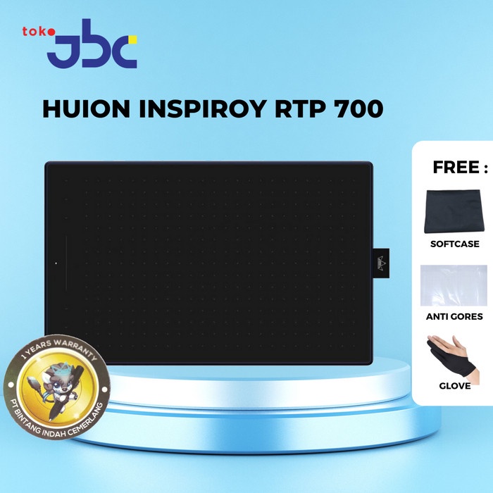Jual HUION INSPIROY PEN TABLET RTP700 LARGE GARANSI RESMI 1 TAHUN ...
