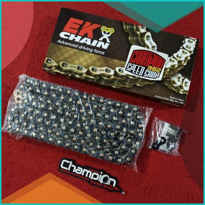 Jual Rantai EK Chain Japan SRX2 XRing 525 525-120L Black Gold Z1000 ...