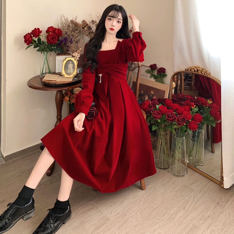 strapless open back dress Red Lyla Shrug