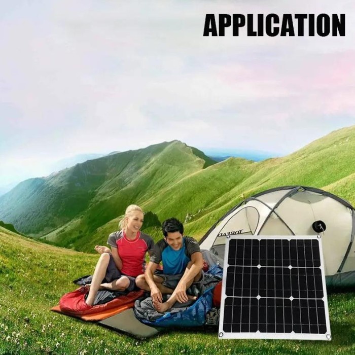 Jual 60W/100W SOLAR PANEL PANEL SURYA PEMBANGKIT LISTRIK TENAGA SURYA ...