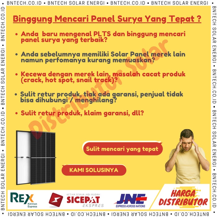 Jual Panel Surya / Solar Sel / Solar Panel Monocrystalline 400WP ...