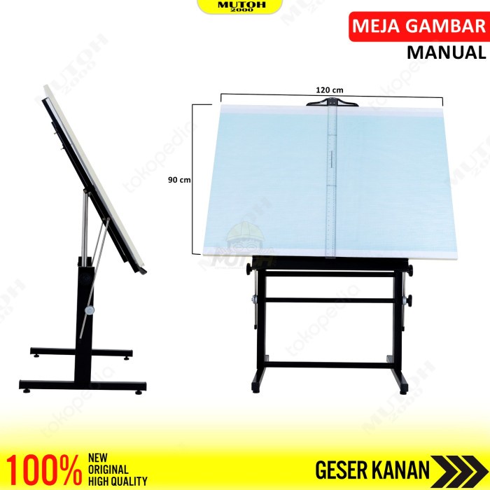 Jual Sarila Meja Gambar Arsitek Manual Lokal A1 - 90 X 120 | Shopee