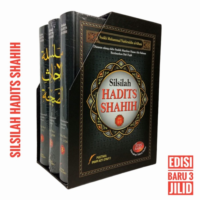 Jual Cod Buku Silsilah Hadits Shahih Lengkap 3 Jilid Pustaka Imam Syafii Terbatas Shopee 6022