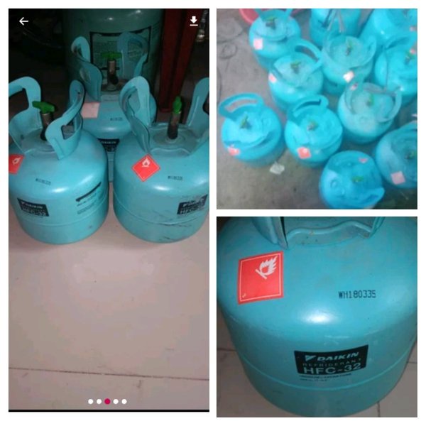 Jual Freon AC r32 sudah R32 isi 2 kg dengan tabung kecil praktis