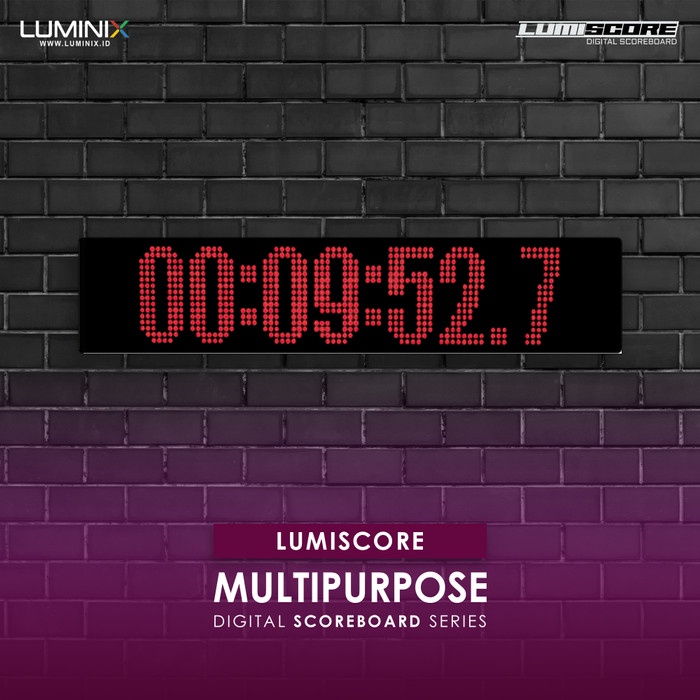 Jual Define Stopwatch Digital Besar Running Text 163Cm X 35Cm Shopee