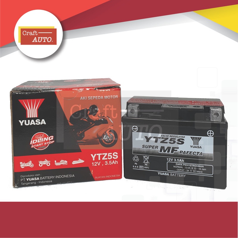 Jual Aki Motor Yamaha XSR 155 Yuasa YTZ5S | Shopee Indonesia
