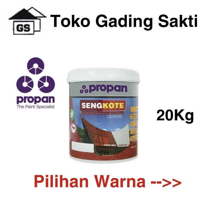 Jual Update Propan Sengkote Sk 950 Wb Cat Anti Karat Untuk Logam Seng Pail 20kg Shopee 4574