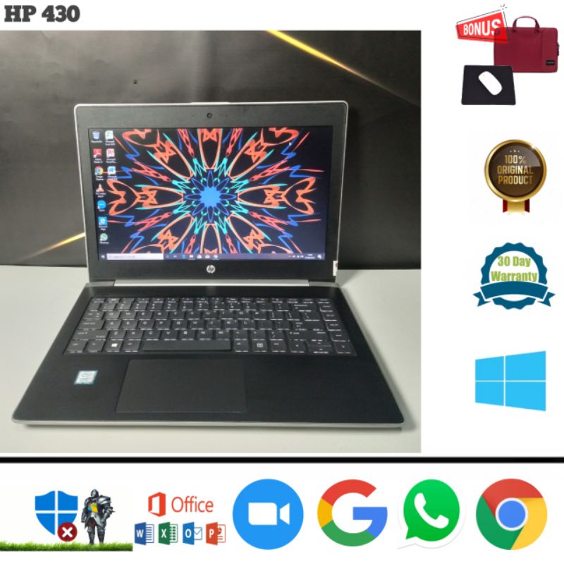 Jual laptop hp 430 g5 core i7 gen 8 ram 32gb ssd 1tb 256gb windows 11