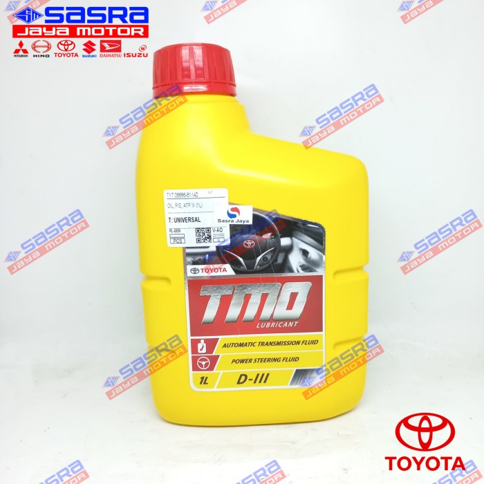 Jual Oli Power Steering Atf D Iii D Tmo Liter Toyota Genuine Shopee Indonesia