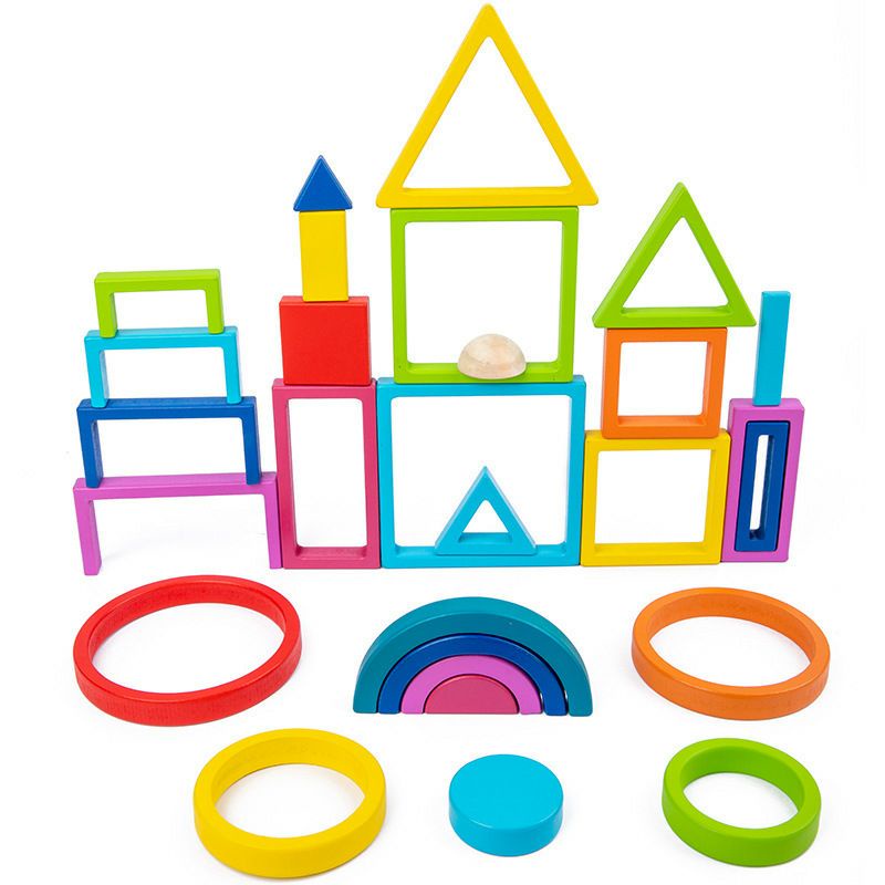 Jual Subarashi - Mainan Edukasi Large Ring Building Bloks 6 In 1 ...