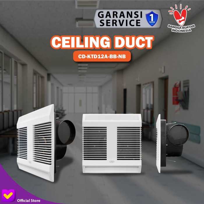 Jual Ceiling Exhaust Inch Heksos Hexos Fan Plafon Dapur Ball Bearing