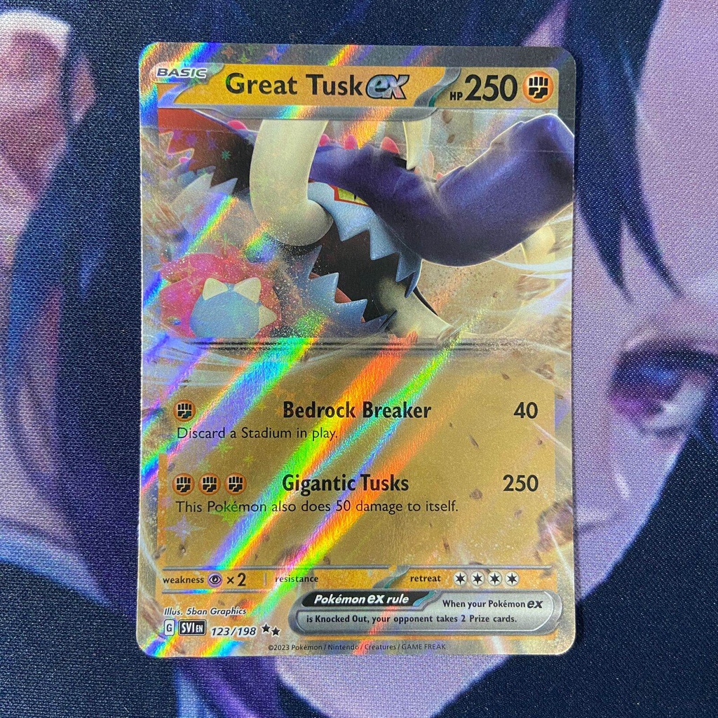 Jual pokemon (EN) great tusk ex - 123/198 - Ultra Rare | Shopee Indonesia