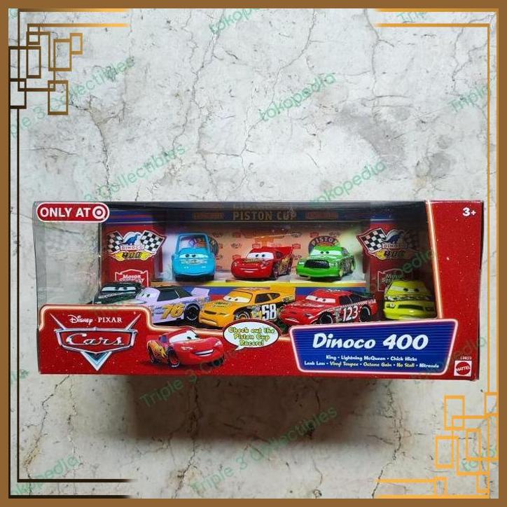 Jual [TPL] SET DIECAST 1/55 MATTEL DISNEY PIXAR CARS DINOCO 400 PISTON