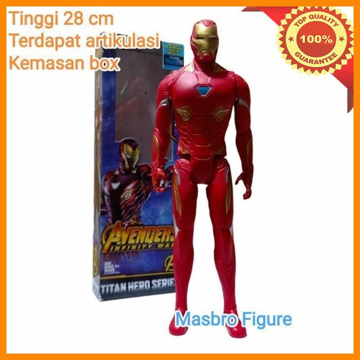 Jual (MBF) HASBRO MARVEL AVENGERS INFINITY WAR TITAN HERO SERIES IRON ...