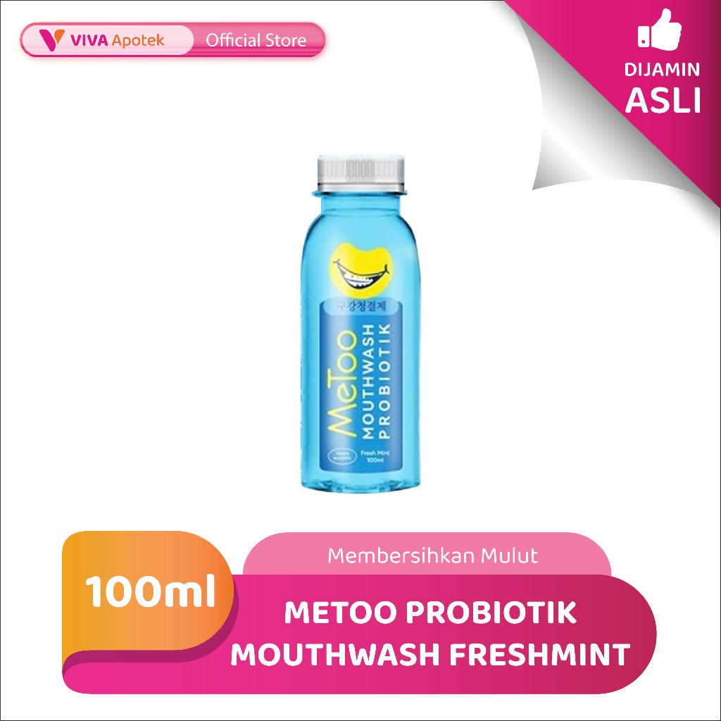 Jual Metoo Probiotik Mouthwash Freshmint untuk Membersihkan Mulut (100