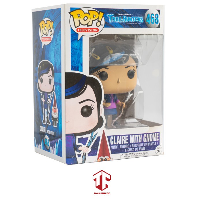 Collection Figurine Télévision Figurine Funko POP! TV : Trollhunters - Claire Avec Gnome - 10 Cm