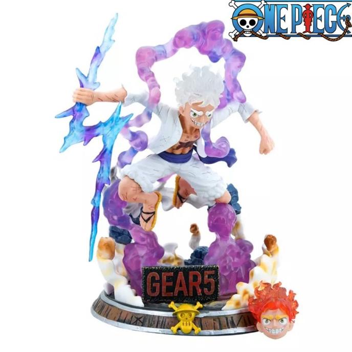 Jual ACTION FIGURE ONE PIECE MONKEY D LUFFY GEAR 5 SUN GOD ISLAND 2 ...