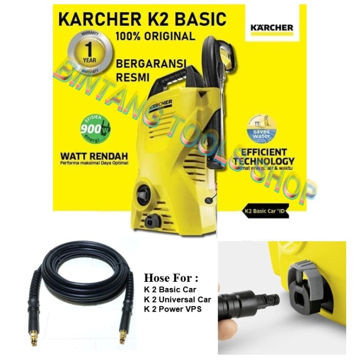 Jual Selang karcher K2 Basic K2 Universal High Pressure Hose K 2 Spare ...