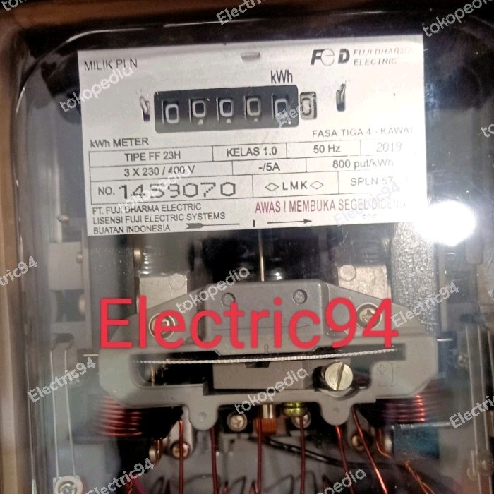 Jual Ori Kwh Meter 3 Phase Fuji Ff23H Via Ct Limited | Shopee Indonesia